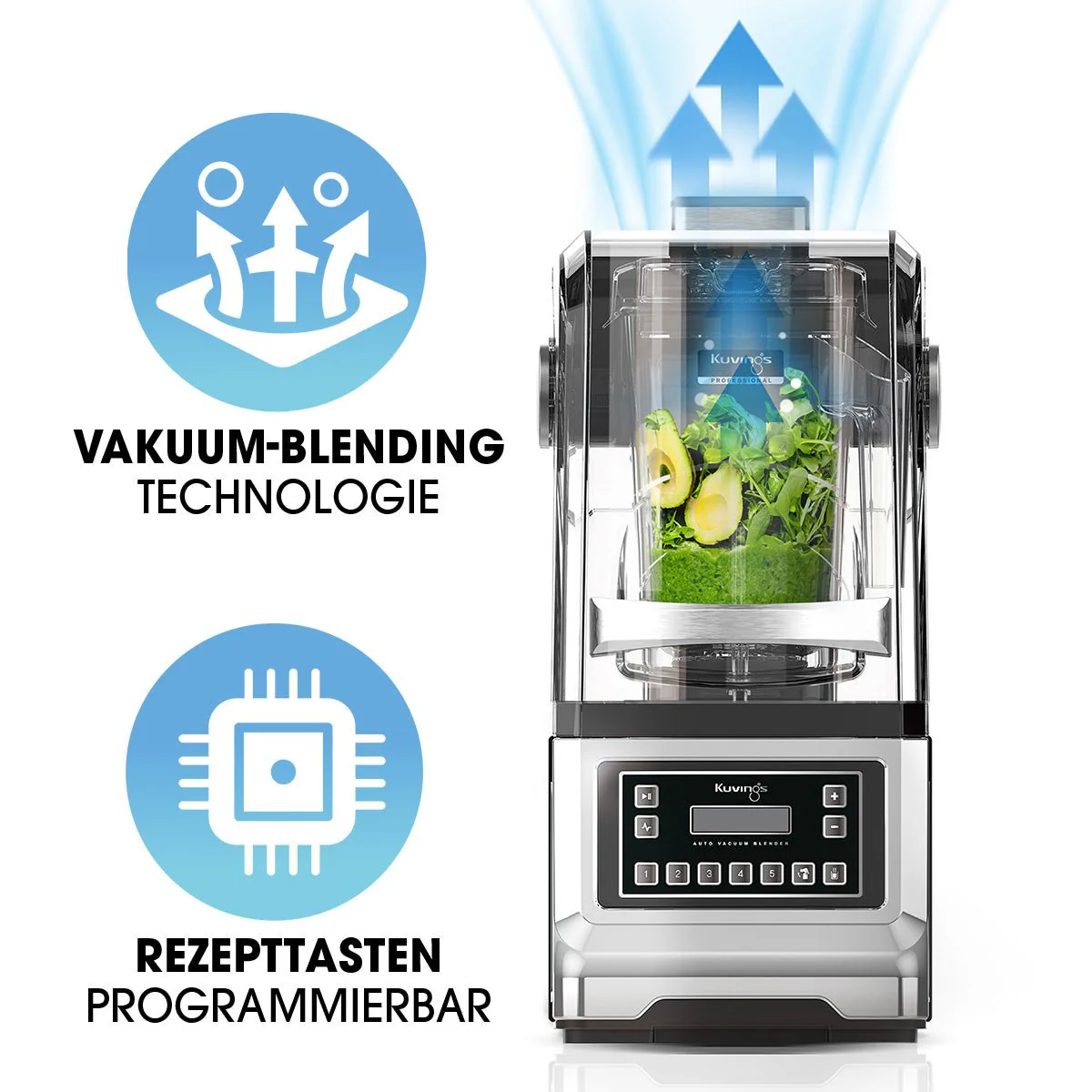 CB1000 Professional Auto Vakuum Blender - Image 3