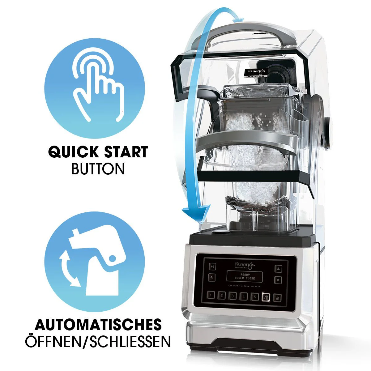 CB1000 Professional Auto Vakuum Blender - Image 4