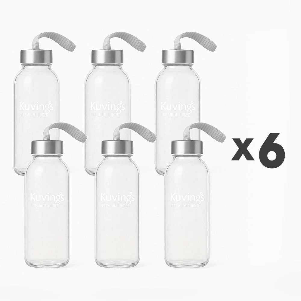 Kuvings Glasflaschen Set (420ml 6 Stück)
